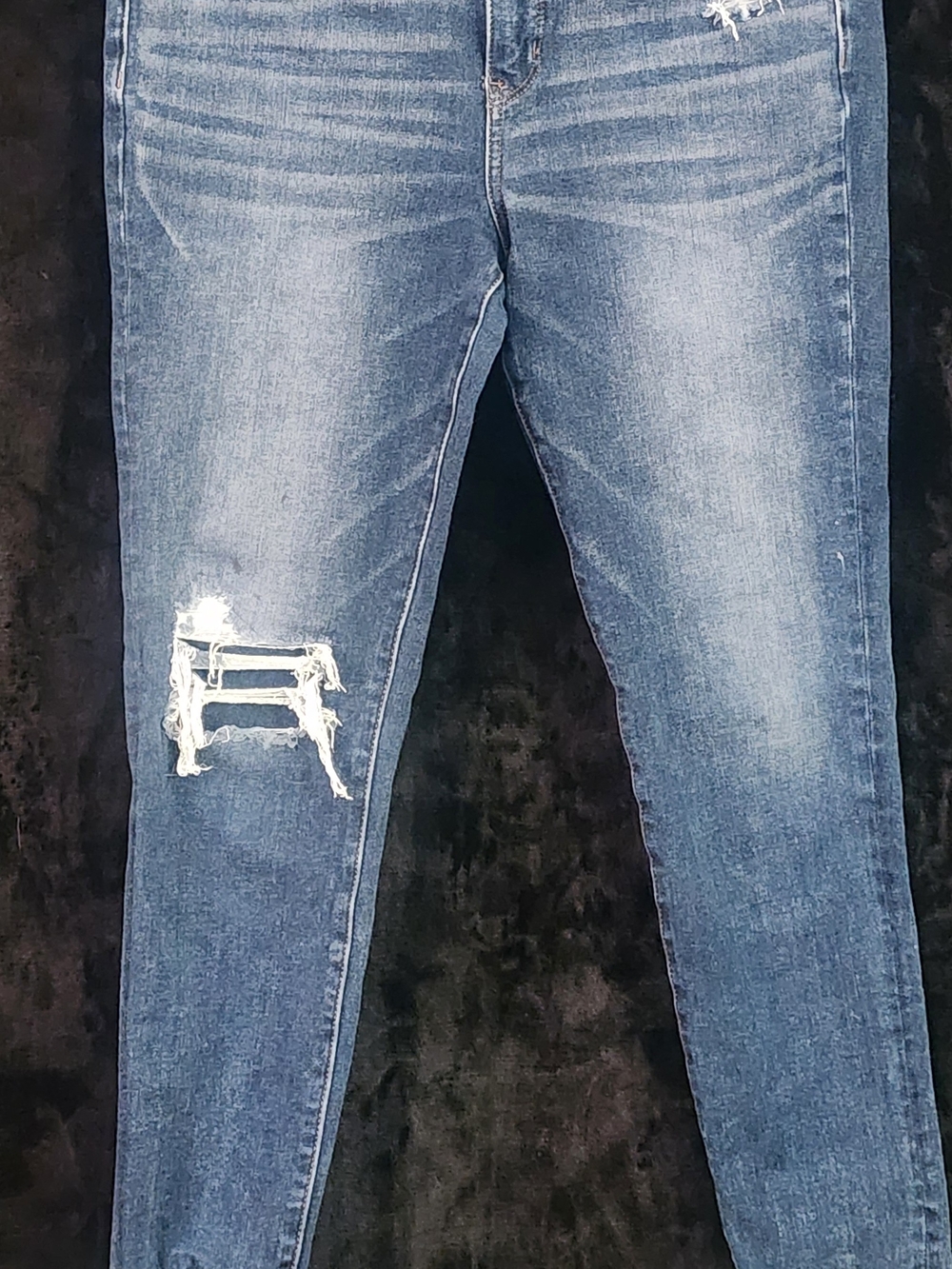 American Eagle The Dream Jean Hi-Rise Jegging Distressed Jeans Size 8 Regular